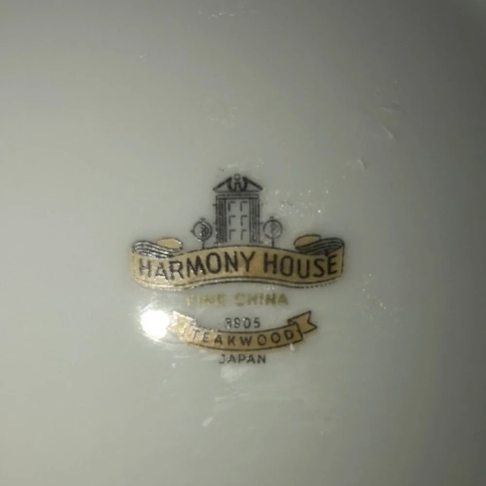 Vintage Harmony House Fine China Japan Bowl‎ Set (8) Leaf Fall Thanksgiving